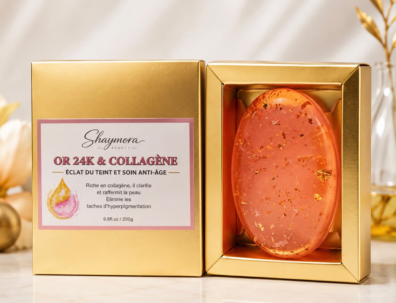 Savon Or 24K au Collagène