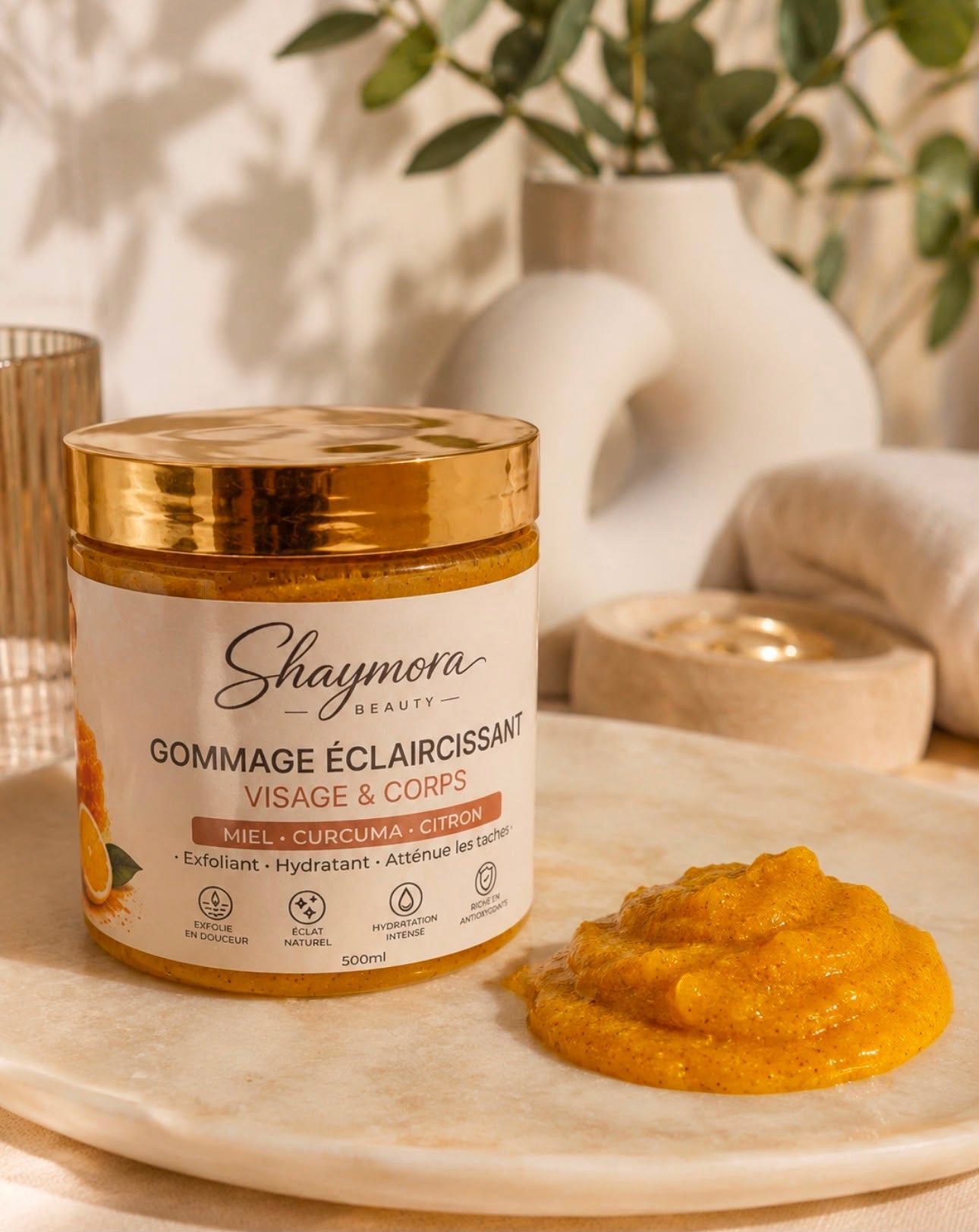 Gommage éclaircissant